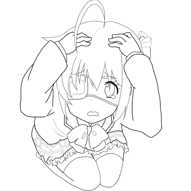 ［線画］中二病