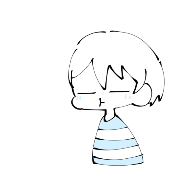 ほっぺを引っ張られるフリスク