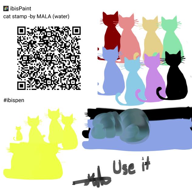 brush stamp qr code by MALA