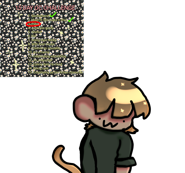 Day 3 of my oc challenge