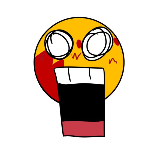 Smiley flabbergasted