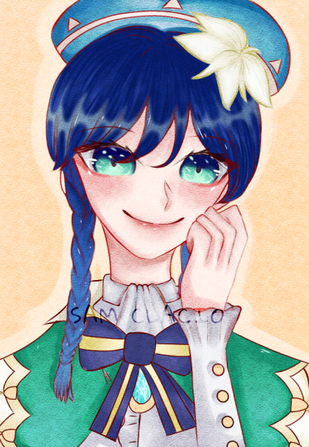 VENTI (FANART SPEEDPAINT)