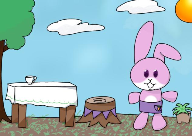 うさぎさんとカフェ　見本