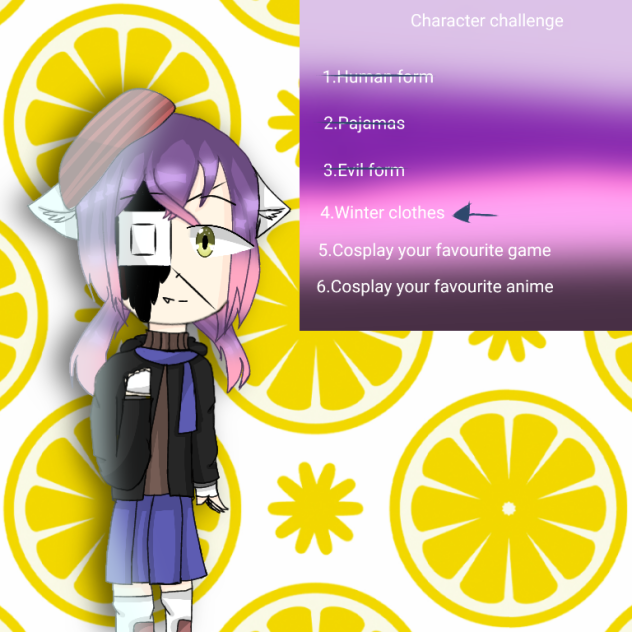 Character challenges-day four