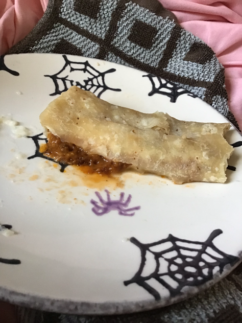 My chimichanga exploded 😦