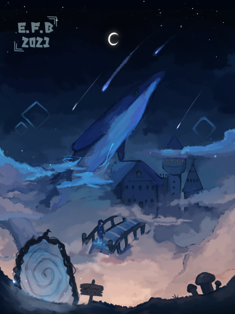 🧿Dusk🧿 (For school art contest)