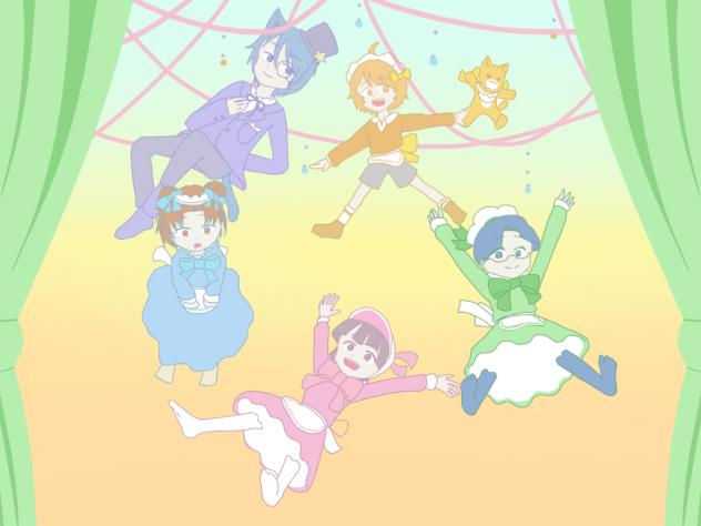 ちょっと前のパステルお文具さん（擬人化）