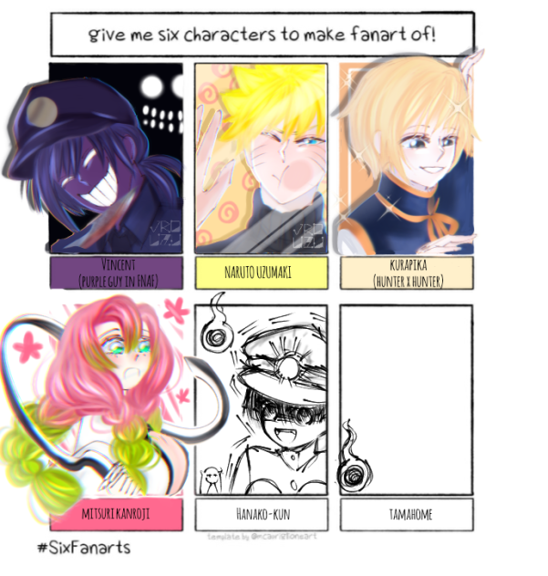 six fanart challenge4