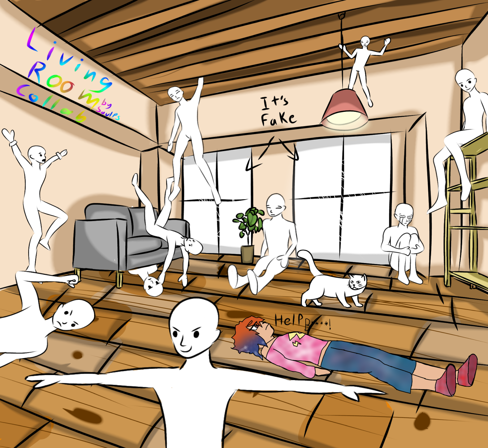 Living room collabo [1] - ibisPaint
