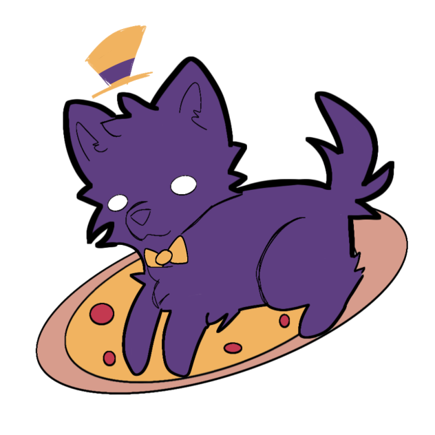 dog on da pizza
