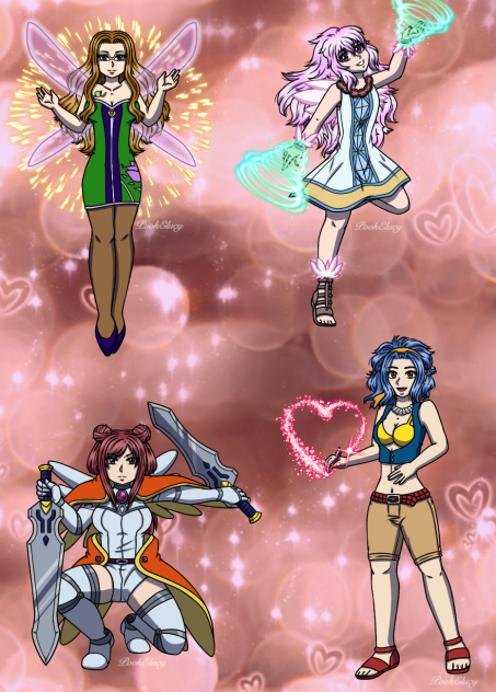 Fairy Tail Girls [Speedpaint]