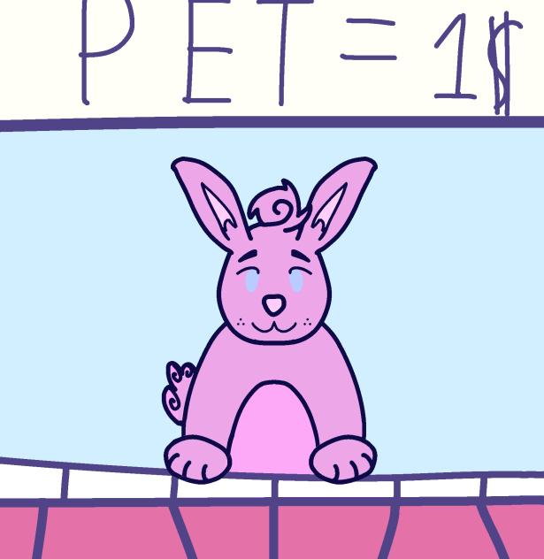 Harvey as a bunny because yes