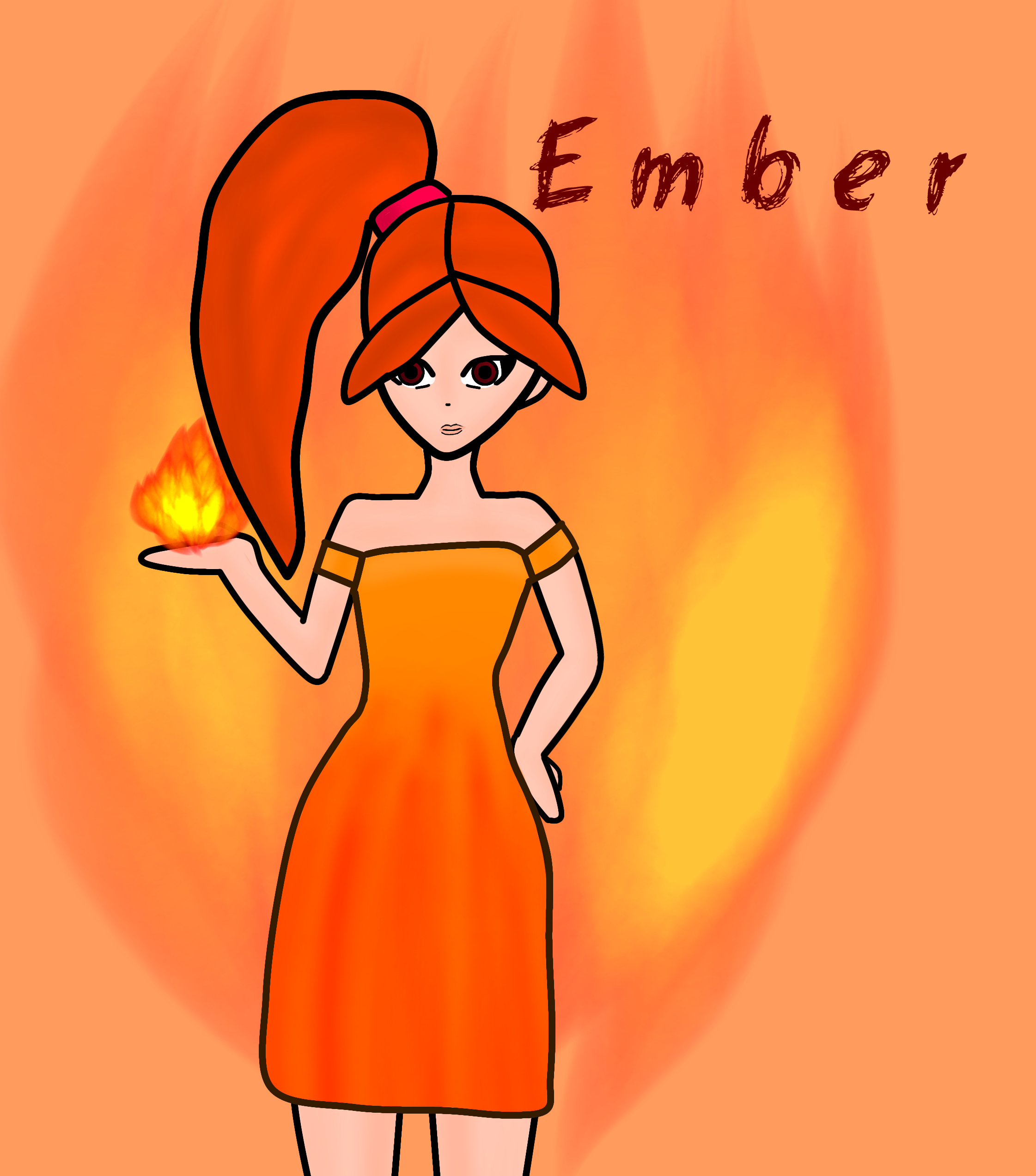 Ember fairy of fire 🔥 - ibisPaint