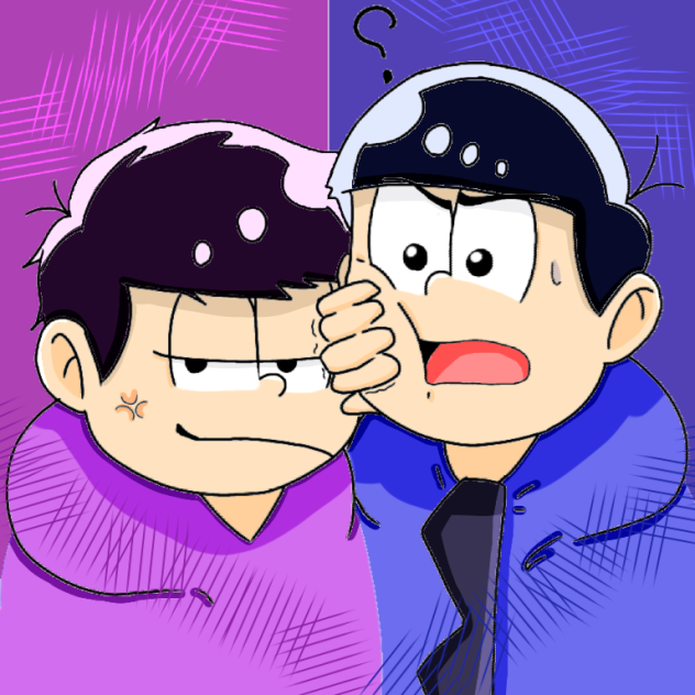 おそ松さん(色松の塗り絵) 塗らせていただきました！