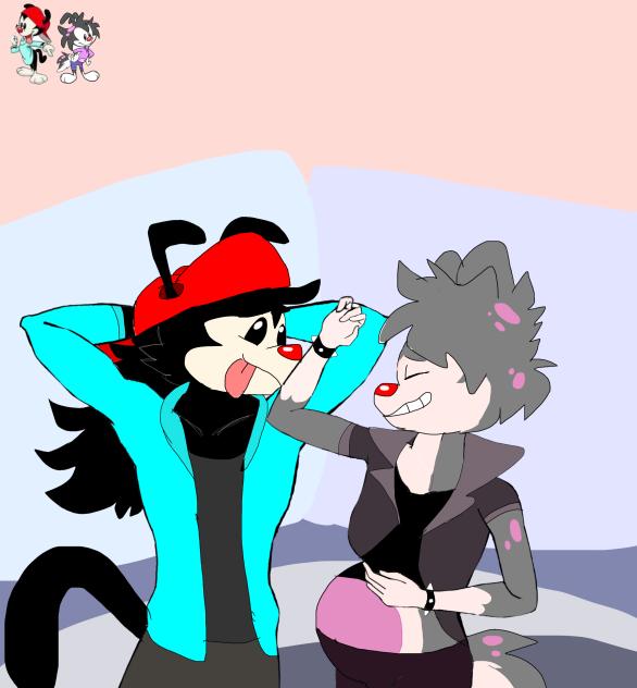 If Wakko and Plum having Wakko Jr. Pt.1