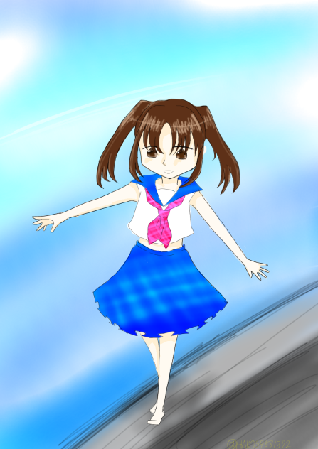 堤防沿い