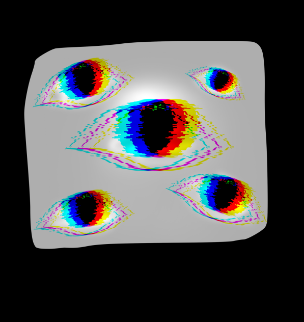 Glitchcore eyes