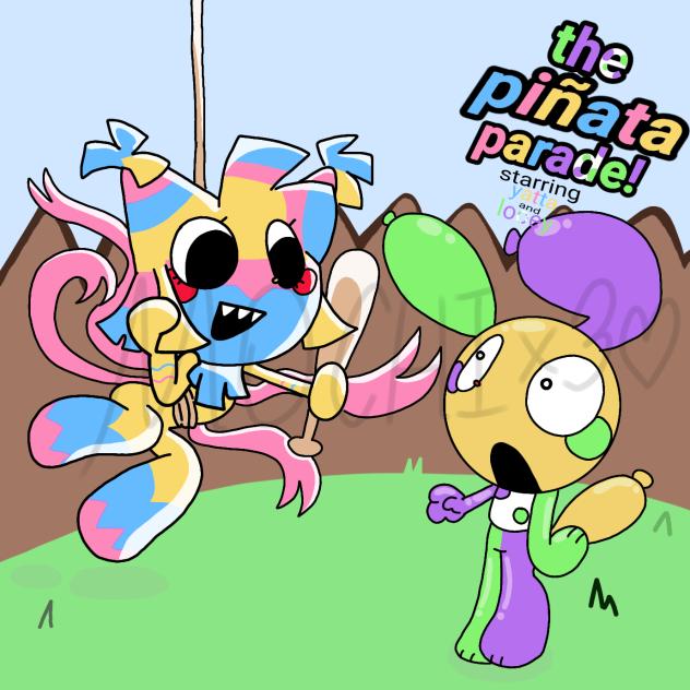 The piñata parade!