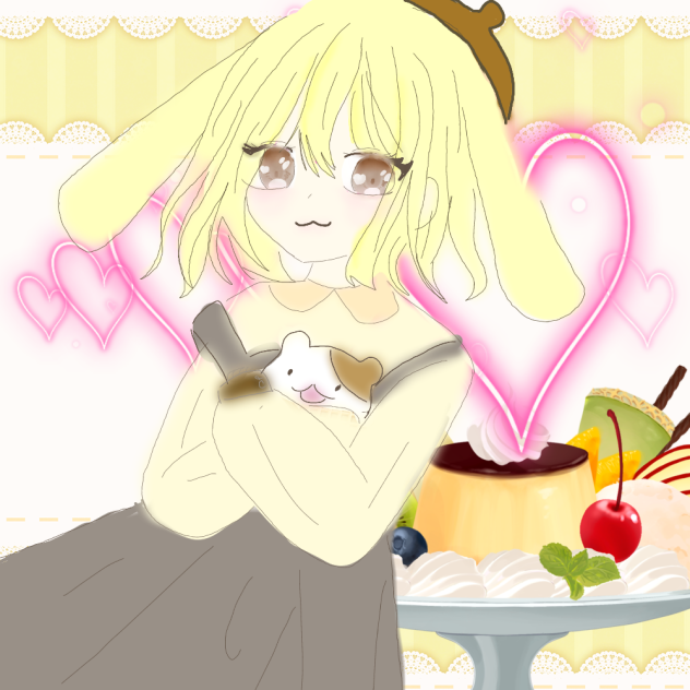 ポムポムプリンの擬人化