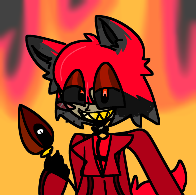 sloppy doodle of alastor
