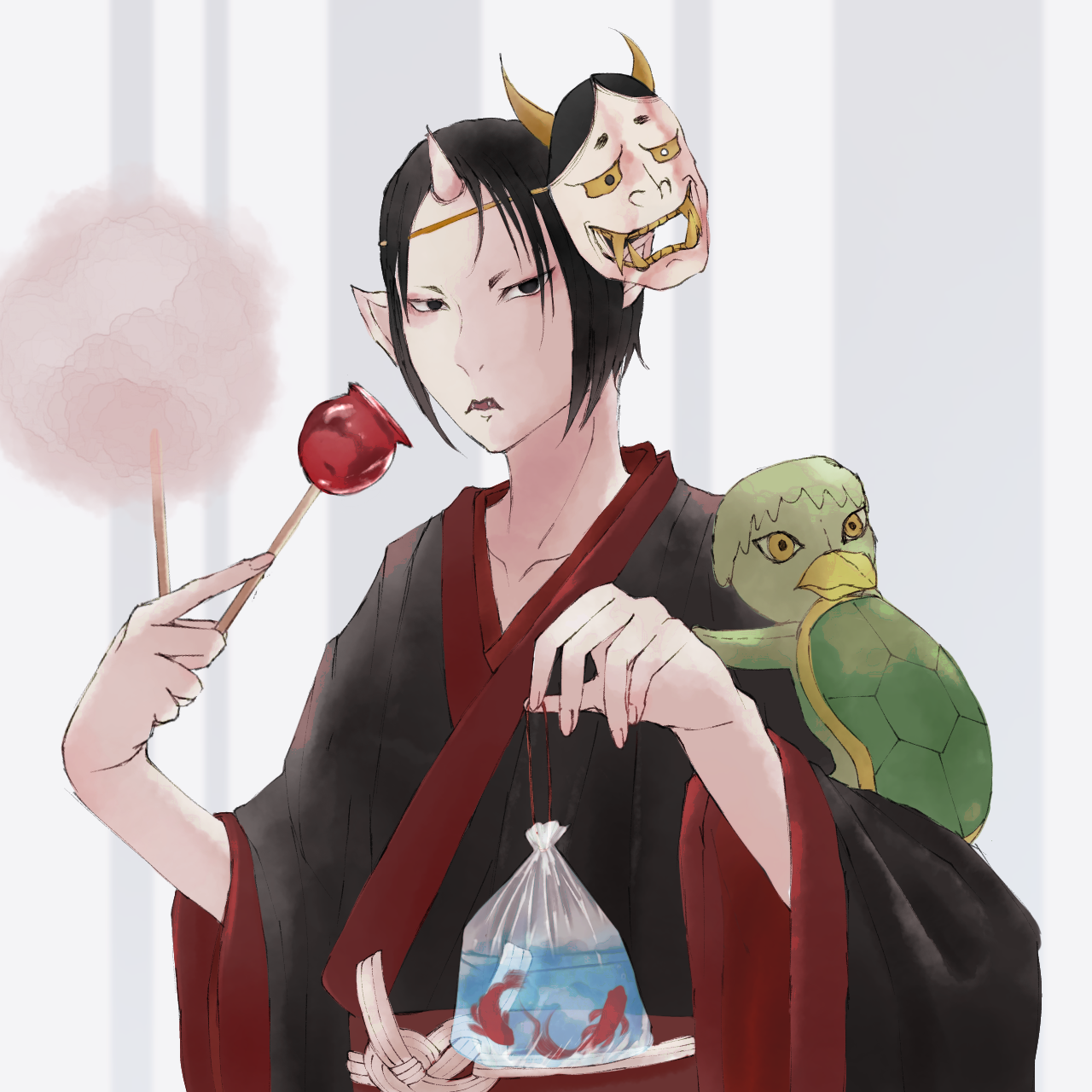 盂蘭盆の鬼灯様 Ibispaint