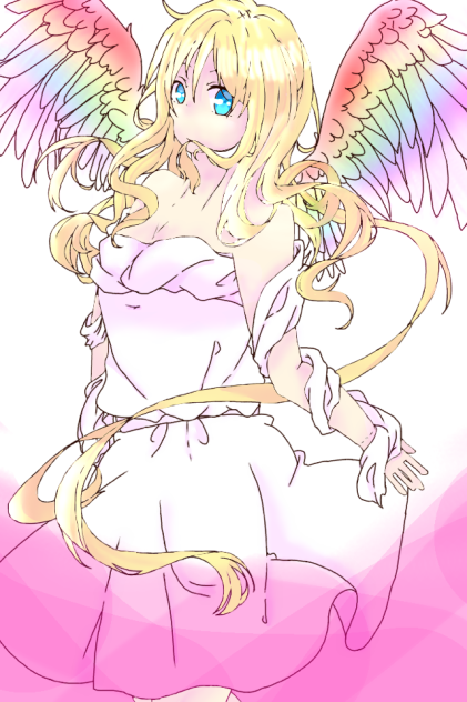 天使 塗らせて頂きました！