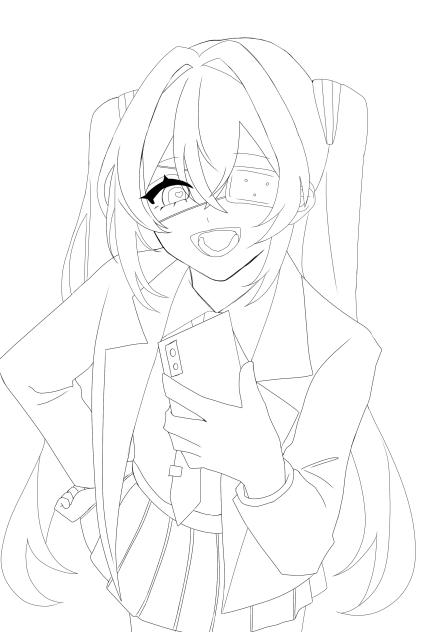 モニタリング線画