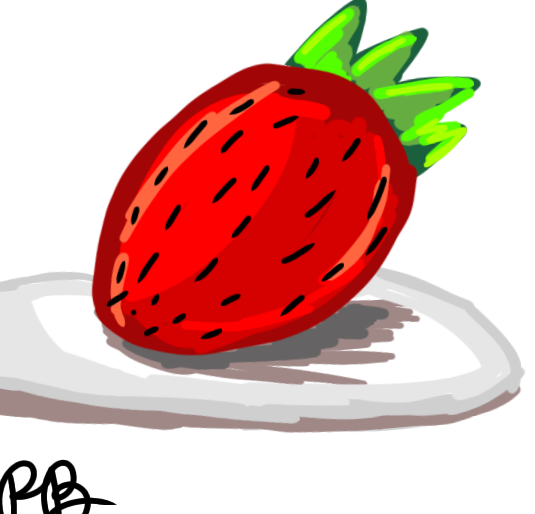 realistic-ish strawberry