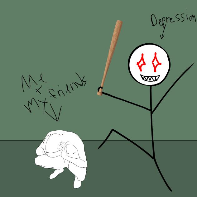 Depression Stickman