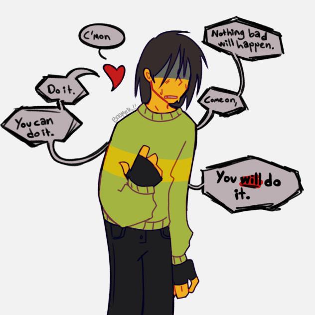 emo guy having an emo attack - ibisPaint