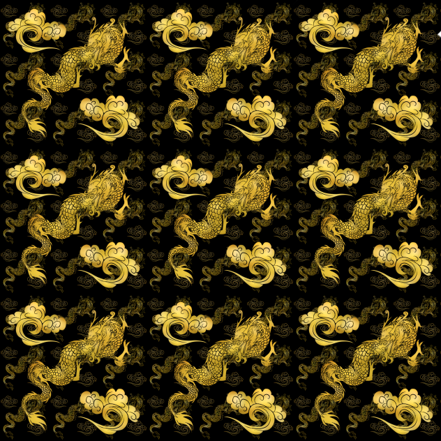 Dragon chinese pattern
