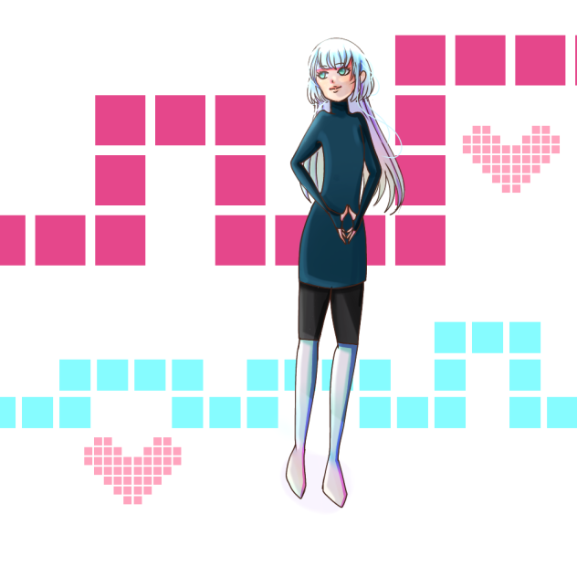 Pink and Blue