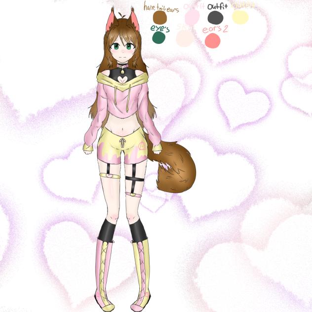 New ref sheet for my persona