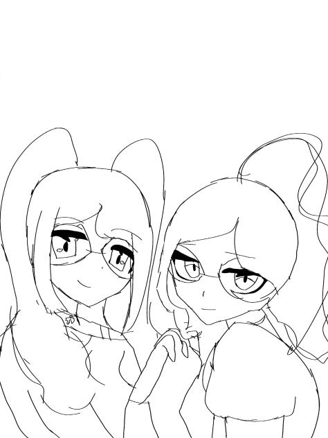 WIP OF ME AND IRL FRIEND
