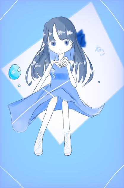 青い熱帯魚