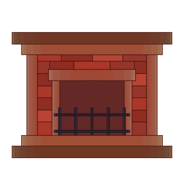 Fire places 01 a (pixel)