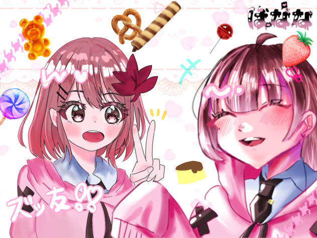 ばななちゃんと合作！！