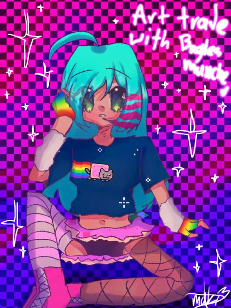 An art trade with Mr Quinn