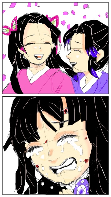 【鬼滅】童磨戦後【模写】