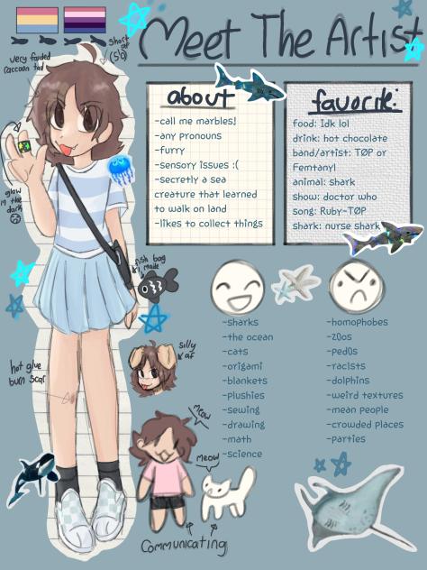 meet the artist!!🦈💙