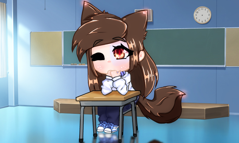 Day dreaming in art class - ibisPaint
