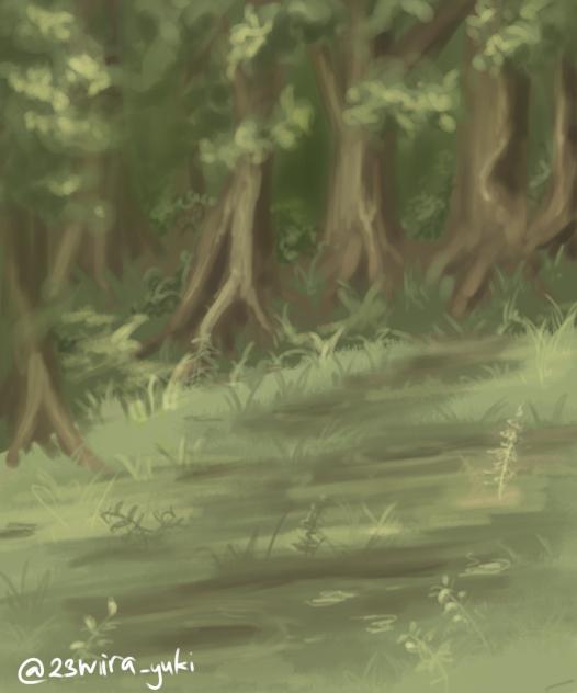 Landscape Painting Green Theme 7