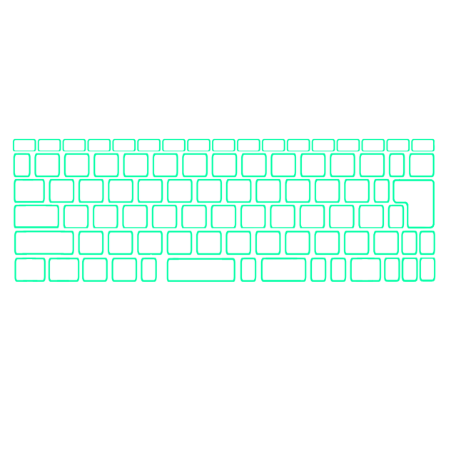 サイバー風キーボード