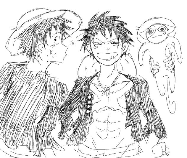 doodle luffy remake