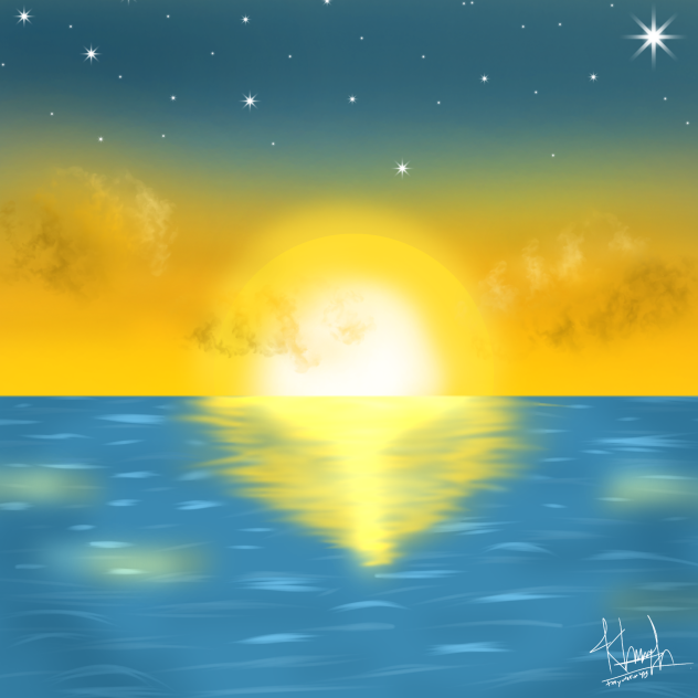 Sunset - ibisPaint