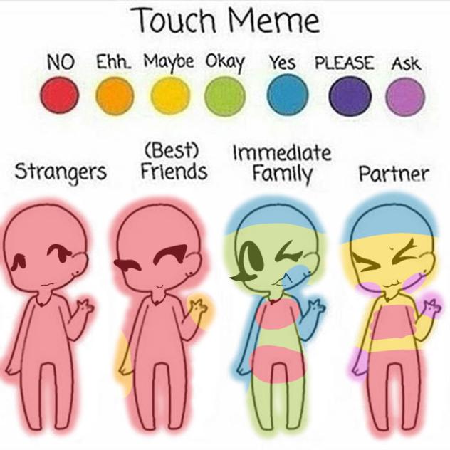 Touch meme but I don’t like PDA