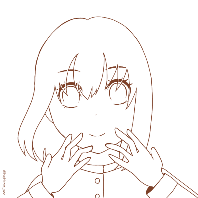 スピード　塗り絵