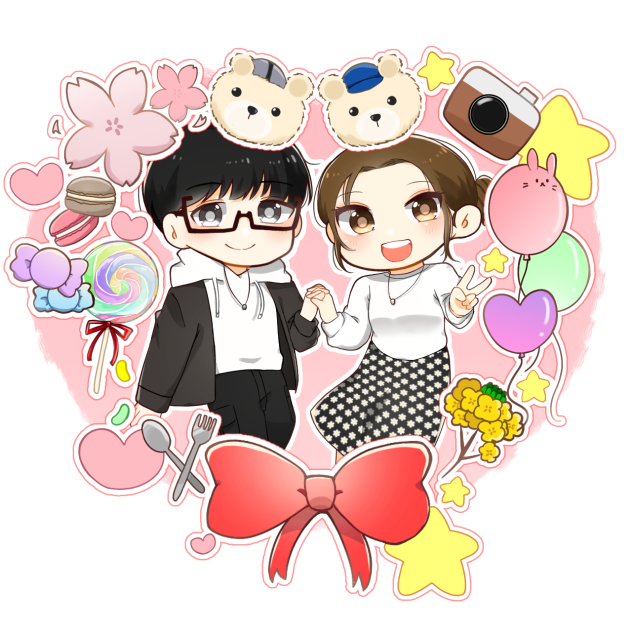 アクキーのイラスト