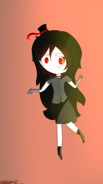 Art trade yaya with Kokichi Young OwO