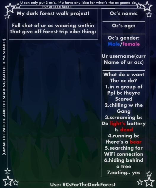 The dark forest Project!new big project